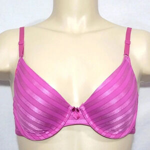 36D Maidenform 7959 One Fabulous Fit Demi UW Bra Pink‎